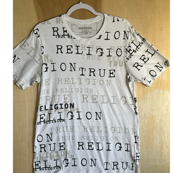 True‎ Religion Shirt Men’s Small Crew Neck - Picture 1 of 8